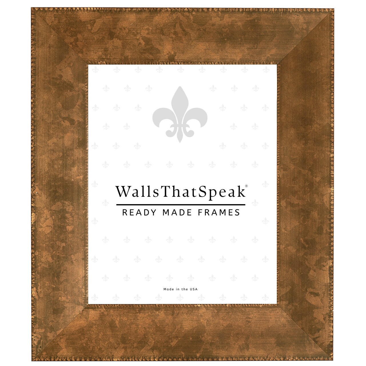 11x14 Picture Frame, Patina 225 2.25 Inch Wood Moulding, Wall Display Frame for Art, Posters, or Photos wallsthatspeak